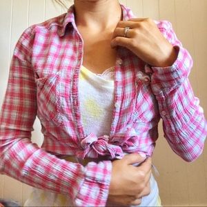 Button up long sleeved shirt